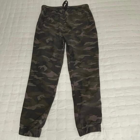 Athleta Farallon Jogger Pants Women’s 6 Green Khaki Camo Stretch Drawstring - Picture 8 of 13